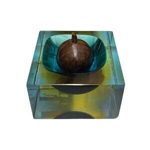 Murano Modernist Square Ash Tray - 1970's